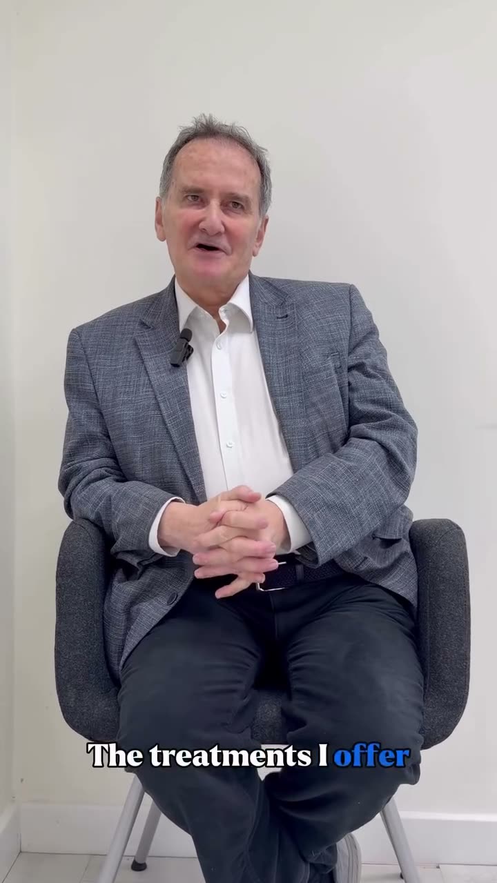 Dr Andrew Winter explaining treatments